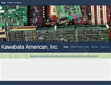 Tablet Screenshot of kawabata-usa.com